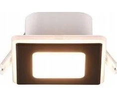 DELIGHT Trio Nimbus 653410132 ąselė įleidžiamas apatinis šviestuvas 1x5W LED 3000K 450lm IP44 juoda
