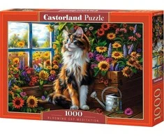 Castorland dėlionė Blooming Cat Meditation 1000 det