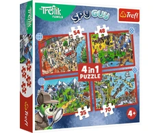 Trefl Dėlionė 207 vnt. - Treflikų kelionės