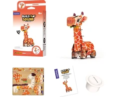 Mg Dystrybucja Puzzle 3D dėlionė „Mieredu“ – konstruokite ir klausykite – žirafa