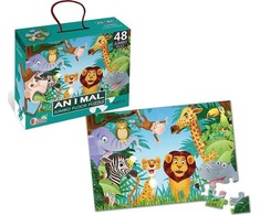 Askato Dėlionė 48 Jumbo džiunglės