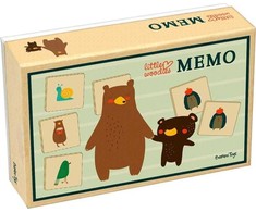 Dėlionė „Barbo Toys Memory“, „Atminties žaidimas vaikams“, „Little Woodies“.