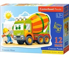 Castorland Dėlionė 12 vnt. - Betono maišytuvas