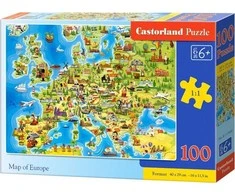 Castorland Dėlionė 100 vnt. - Europos žemėlapis