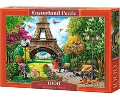 Castorland Dėlionė 1000 vnt. - Pavasaris Paryžiuje