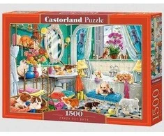 Castorland dėlionė Crazy Pet Bath 1500 det.