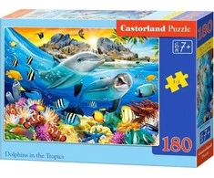Castorland Dėlionė 180 vnt. Delfinai tropikuose