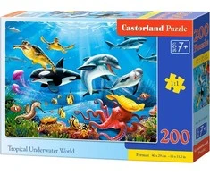 Castorland Dėlionė 200 vnt. - Atogrąžų povandeninis pasaulis