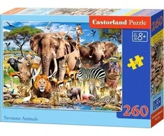 Castorland dėlionė SAVANNA ANIMALS 260 det.
