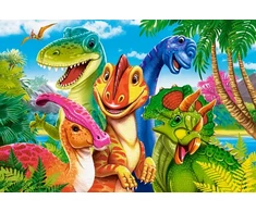 Castorland Dėlionė 40 vnt. - Dinozaurų asmenukė