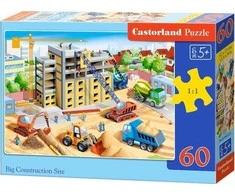 Castorland Dėlionė 60 vnt. - Didelė statybų aikštelė
