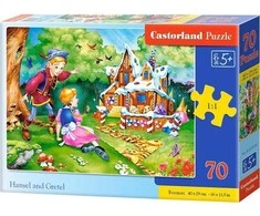 Castorland Dėlionė 70 vnt. - Jonukas ir Grytutė