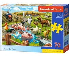 Castorland Dėlionė 70 vnt. - Gyvenimas ūkyje