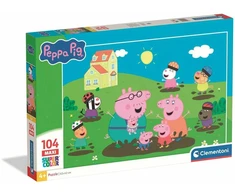Clementoni Dėlionė 104 vnt. - Peppa Pig