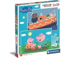 Clementoni Dėlionė 2x20 vnt. - Peppa Pig