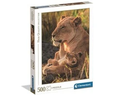 Clementoni Dėlionė 500 vnt. - Liūtai