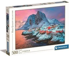 Clementoni Dėlionė 500 vnt. - Hamnøy kaimelis, Norvegija