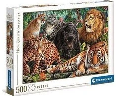 Clementoni Dėlionė 500 vnt. - Laukinės katės
