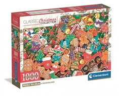 Clementoni CLE dėlionė 1000 Neįmanoma Kalėdiniai skanėstai Komp. 39998