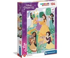 Clementoni Dėlionė 104 vnt. - Disney princesės
