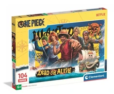 Dėlionė Clementoni CLE puzzle 104 Super One Piece Netflix 28106