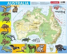 Dėlionė Demart Karkasas galvosūkis - Australija Fizinis