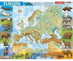 Dėlionė Demart Rėmelis - Fizinė Europa