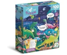 Dodo Dėlionė 100 „Ieškok ir surask dinozaurų žemę“