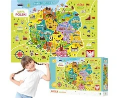 Dodo Puzzle Lenkijos žemėlapis