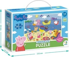 Dėlionė Dodo stebėjimo galvosūkis Peppa Pig – šventės
