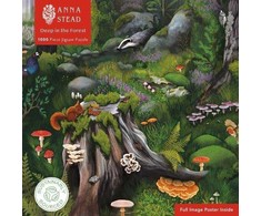 Dėlionė Bookshop Adult Sustainable Jigsaw Puzzle Anna Stead: Deep in the Forest