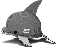 Dėlionė Fat Brain Toys Eugy – 3D galvosūkis – delfinas