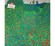Flame Tree Publishing Dėlionė 1000 aguonų laukas Gustav Klimt
