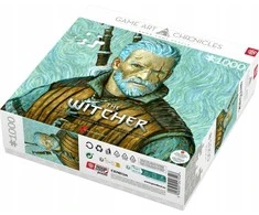 Dėlionė Cenega Good Loot Game Art Chronicles galvosūkis: Raganius Geraltas ir Vincentas van Gogas (1000 vienetų)