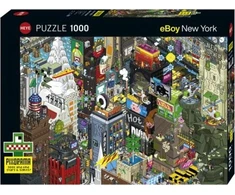 Dėlionė Heye Puzzle 1000 dalys New York Quest - Pixorama