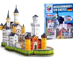 Jokomisiada PIECES 3D dėlionė NEUSCHWANST-EIN PILIS 109 dalių ZA3800