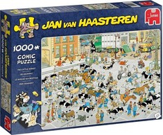 Jumbo Spiele Dėlionė - Jumbo Jan van Haasteren Der Vieh-Markt 1000 Detalių 370x275x70 mm