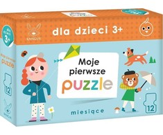 Dėlionė Kangur Gry Dla dzieci 3+ Moje pierwsze puzzle Miesišce 40667