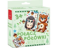 Dėlionė Kangur Gry Gra Połšcz połówki Zwierzęta lene 3+ 41985