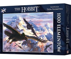 Dėlionė Lacerta Puzzle 1000 Hobitas: Bilbas ir LACERTOS ereliai