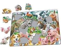 Larsen Dėlionė (puzzle) Gyvūnų šypsenos (33)