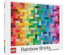 Dėlionė LEGO Rainbow Bricks 1000 dalys