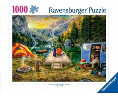 Dėlionė Ravensburger Multigra Puzzle 1000 Na kempingu