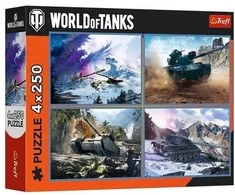 Dėlionė 4x250 Didysis tankų mūšis TREFL