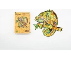 Dėlionė PuzzleOK Ekologinis medinis galvosūkis 130 Chameleon A3