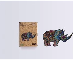 PuzzleOK Medinė dėlionė 72 vnt. - Raganosis