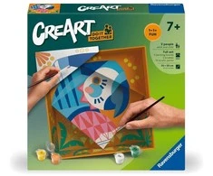 Dėlionė Ravensburger Tapyba pagal numerius CreArt Do it together Papūga