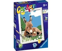 Dėlionė Tapymas pagal skaičius Little Donkey 23614 Ravensburger