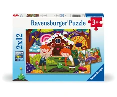 Ravensburger Dėlionė 2x12 vnt. - Pasakos