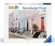 Ravensburger 2D dėlionė 500 spalvingų daugiabučių Londone